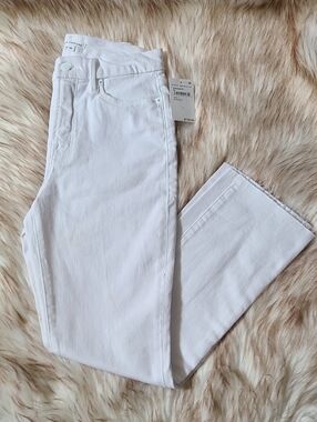 NWT Good American Good Legs Straight Jeans With Flaws Size 2
